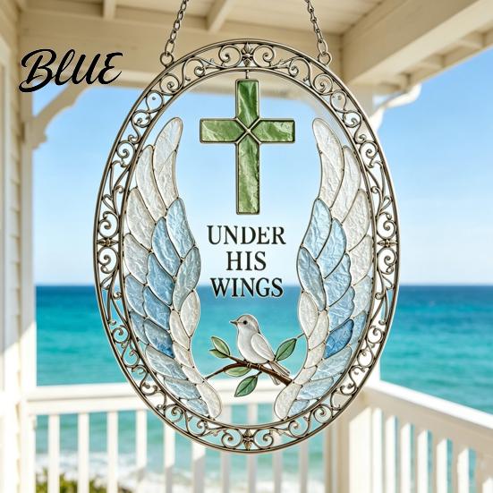 Frosted Glass Art Supplies Scripture Sea Suncatcher DIY Kit Christian Mosaic Craft Projects for Stress Relief Faith Inspired Window Hanging