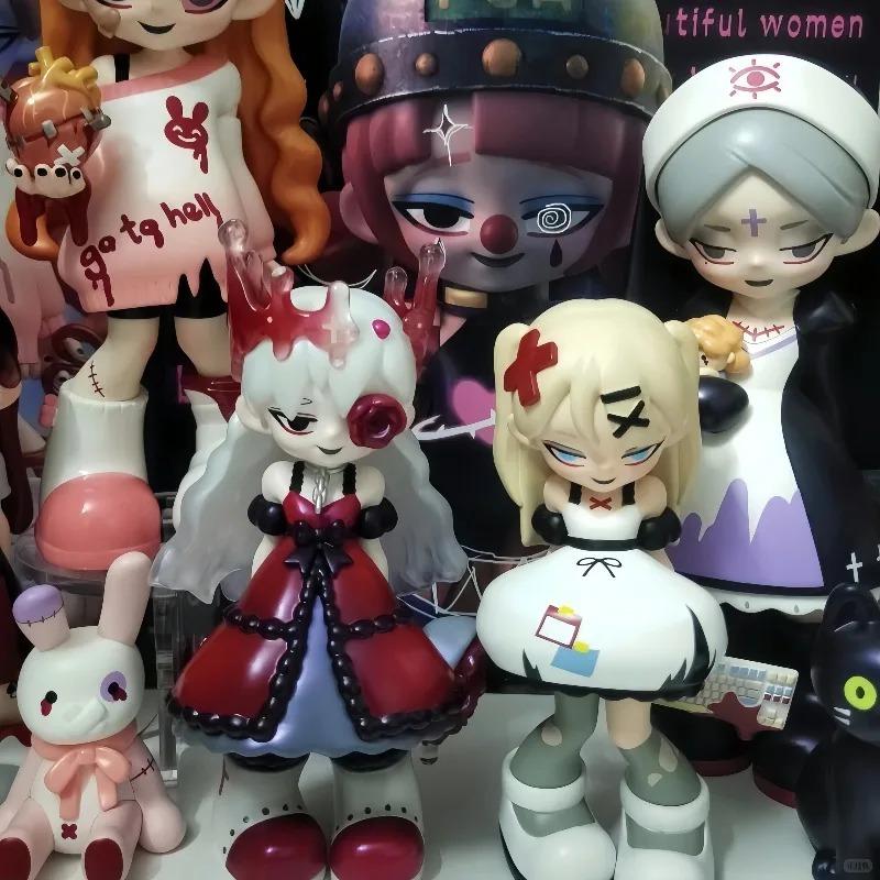 New Arrival YANDERE GIRLS Blind Box Series Model Tabletop Decorations Anime Figure Bag Ornament Toy Girl Surprise Gift In Stock