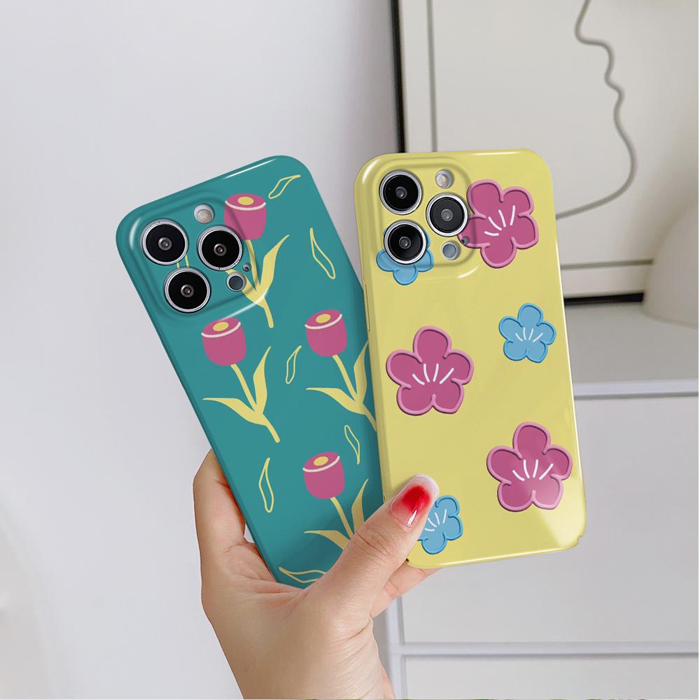 All-inclusive Film Phone Case Cartoon Fashion Design Hard Shell Full Cover Camera Protection Case for Samsung Xiaomi Poco Redmi Infinix Tecno