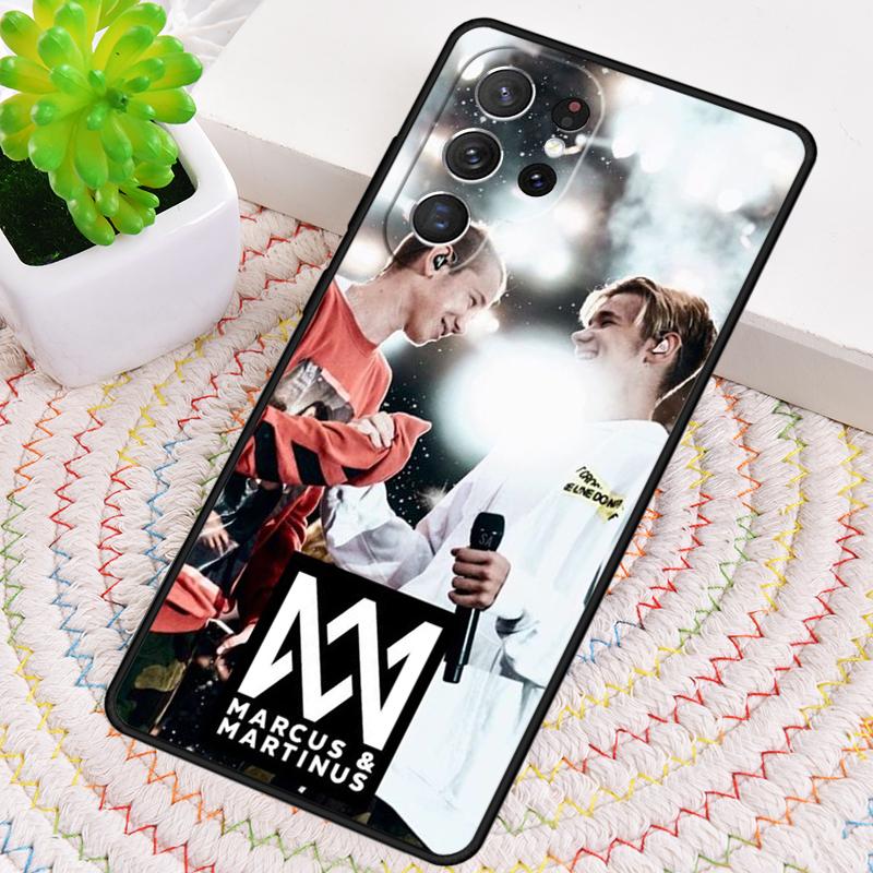 Marcus Martinus Two Boys Silicone Phone Case For Samsung Galaxy note 10 pro S26 S25 S24 S23 S22 S21 Plus S25Ultra Capa Cover