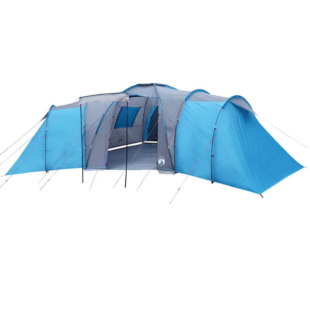 Vidaxl Tenda Familiare, a Cupola, 12 Persone, Blu, Impermeabile