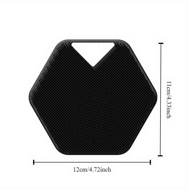 1 Stück Wiederverwendbarer Silikon-Körperpeeling mit Aufhängehaken, Schaumform, leicht zu reinigen, geeignet zum Baden, Haarewaschen und Baden von Haustieren