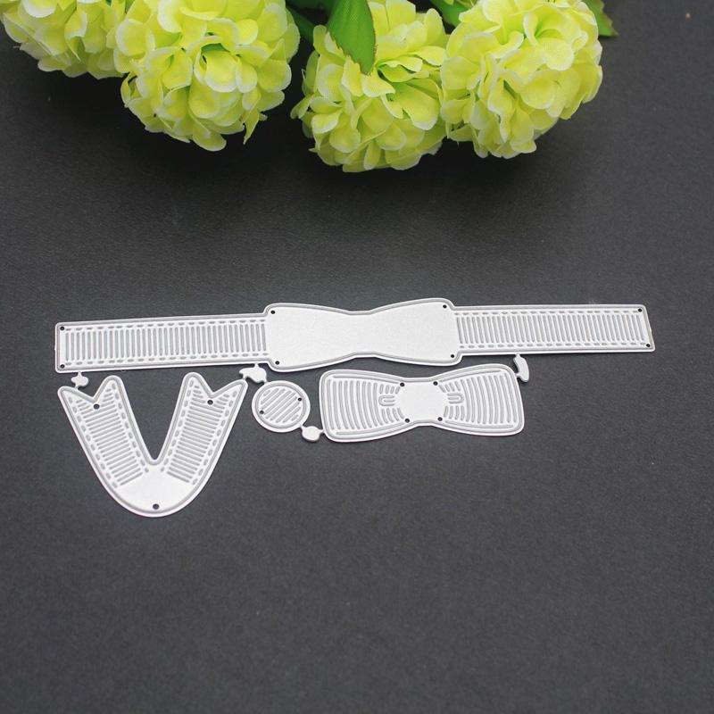 Bogen-Kunst-Muster, Metall, Stahl, Stanzformen, Schablonen, Scrapbooking, Basteln, 3D-DIY, Festival-Kartenherstellung