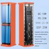 USB Type C Port Design 8X18650 Power Bank Case 22.5W Fast Charging Battery Box For 18650 Battery Storage Power Bank DIY Shell
