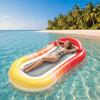 Mesh Inflatable Float Sequined Pool Floats Drainage Design Inflatable Air Mattress  Pool Party