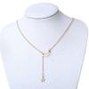 European & American Fashion Moon Star Pendant Clavicle Necklace