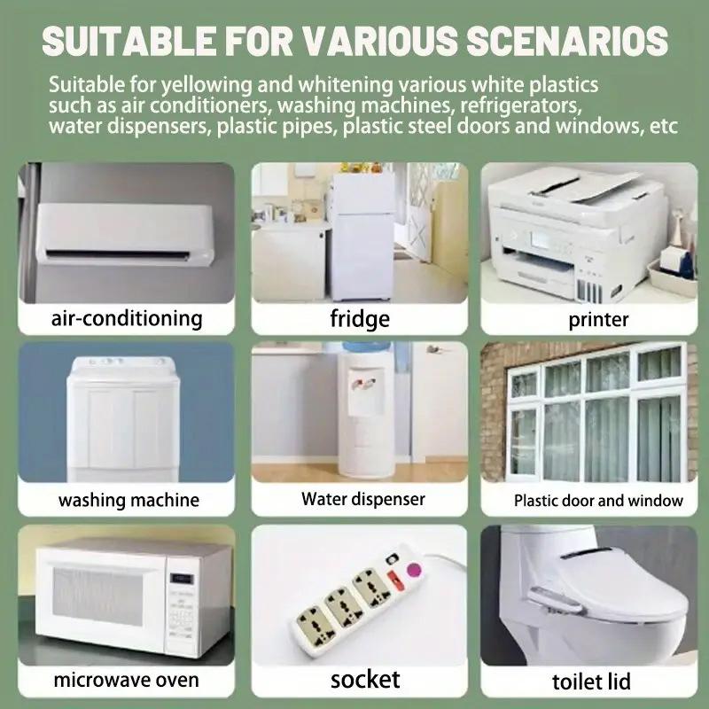 QC19 Plastic Remove Yellowing Cleaning Agent Air Conditioning Washing Machine Renovation Anti Oxidation Appliances Remove xin