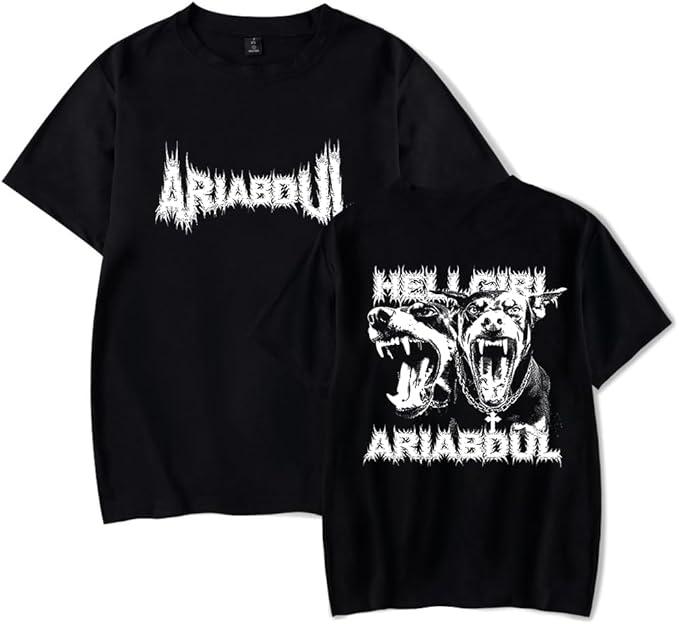 Ari Abdul Merch Doberman TShirt Unisex Men Women Printed Tee Casual Short Sleeve Top 2026 Men Tshirt Tops Tee S