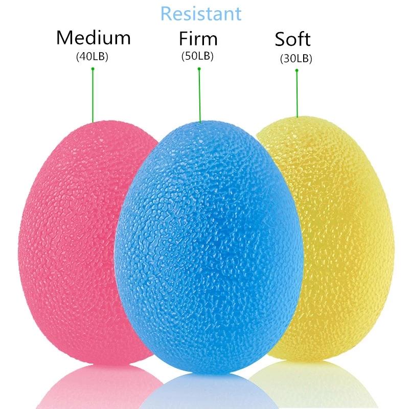 Silicone Handshake Ball Egg Men And Women Gym FitnesS Heavy Weight Finger Exercise Muscle Strength Recovery Grip Training Device