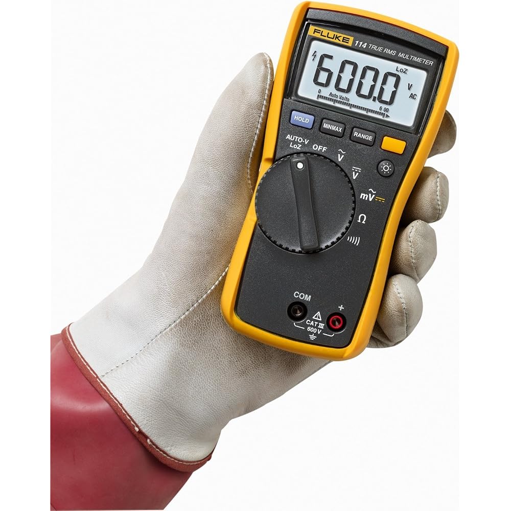 Fluke Digital Multimeter True RMS High Accuracy Voltage Current Resistance Tester Professional 114/APAC