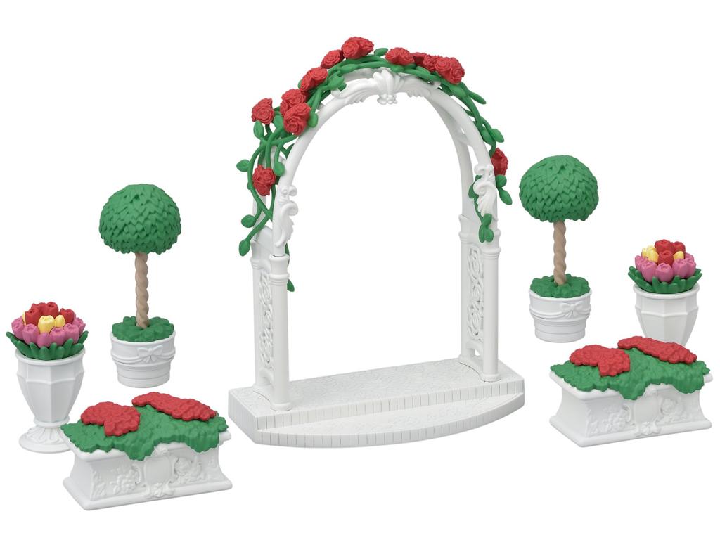Sylvanian Families Town Arch Flower [Rose Pot] TF-02