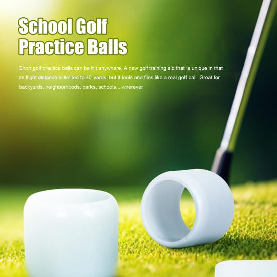 

Golf Practice Balls Full Swing Limited Flight Golf Practice Balls Mini Plastic