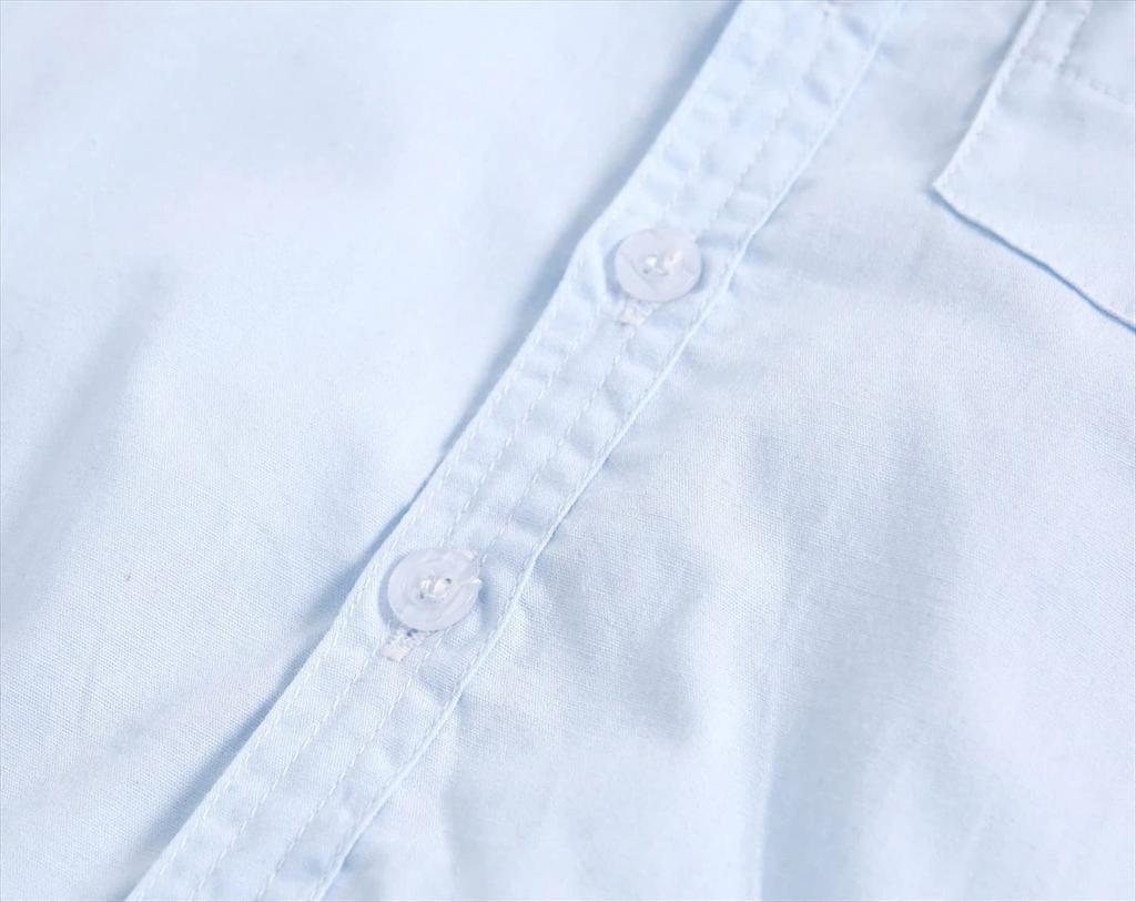 Romper Jumpsuit Short Sleeve Spring Summer Collar Button Boy Baby Kids Children Baby Clothes Girl Casual Cotton 23466 Blue 18Months [Misia Luxury]