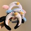 Non-slip Plush Hairband Snotty Pig Penguin Hair Hoop Fashion Cartoon Headband  Girls