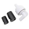 Aquarium Water Outlet Connector Set Plastic Noise Reduction Prevent Backflow Water Outlet Pipe Hose Adapter Set