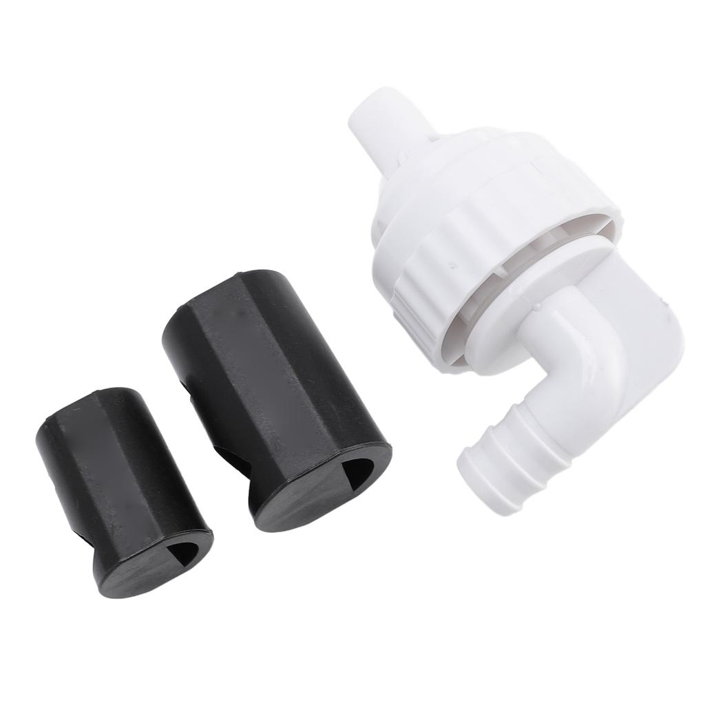 Aquarium Water Outlet Connector Set Plastic Noise Reduction Prevent Backflow Water Outlet Pipe Hose Adapter Set
