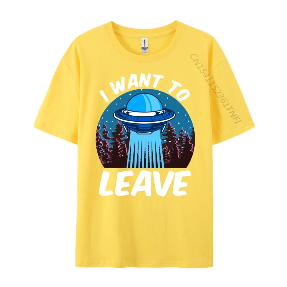 I Want To Leave Outer Space Ufo Alien Pun Meme Fashion T Shirt Unisex New In Tops And Tshirts Camisa Vaporwave