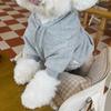 Letter Hoodie Pet Clothing Dogs Fashion Cotton Dog Clothes Costume Small French Bulldog Print Spring Autumn Gary Boy Mascotas