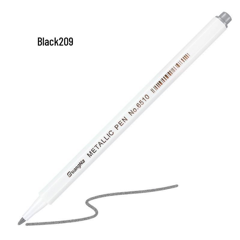 Guangna 6510 Metallic Signature Pen - Hard Tip Watercolor & Outline Pen for Drawing & Design
