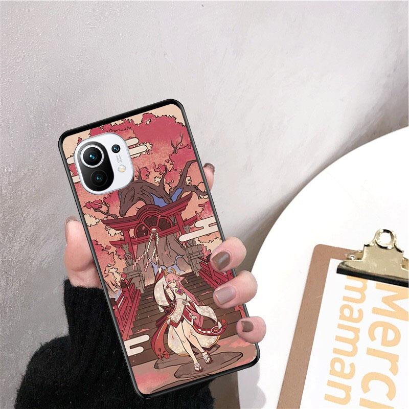 Genshin Impact Spiel Yan Fei Handyhülle für Xiaomi 12 Mi 10T 11T 11 Pro 10 10T 11 lite 10pro 11Ultra Poco X3 Pro Poco F3 M3