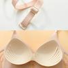 Seamless Bra Women's Sports Underwear Women's Non-steel Band Adhesive Bra Hollow Out Solid Color Large Sexy Bra