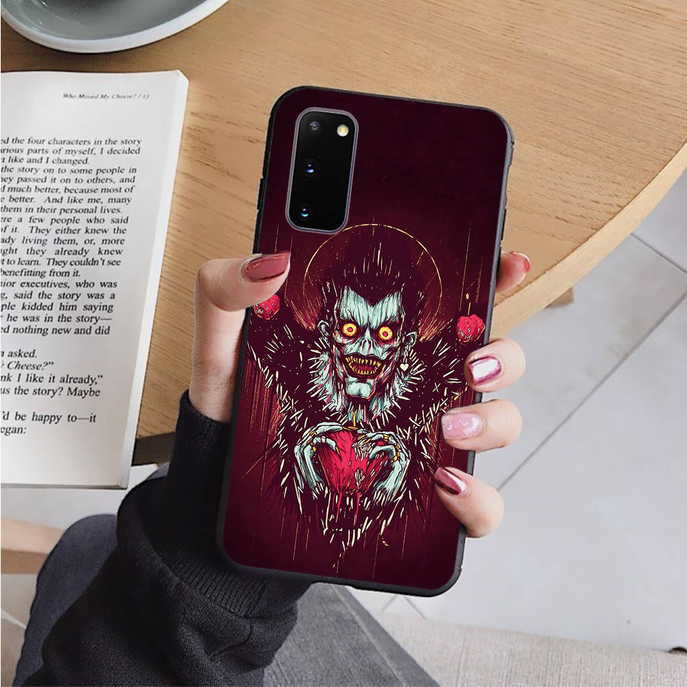AD99 Death Note Anime Schwarze Hülle für OPPO Reno 8 6 5 4 Pro Find X3 A17 A31 A38 A40 A53 A54 A55 A74 A76 A78 A77 A80 A94 A95 A96 Pro Sofe Cover