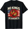 No Kings In America Patriotic Pride Graphic Tee T-Shirt