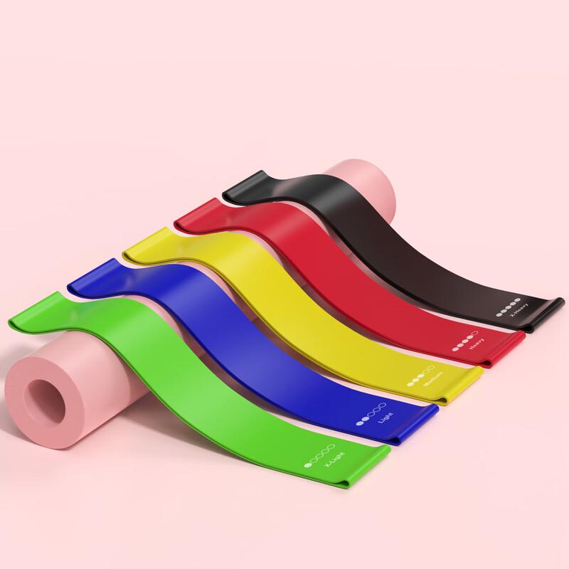 

Colorful Fitness Resistance Band Set
