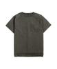 Guson Pigment-Dyed Heavy Cotton Pocket Short Sleeve T-Shirt - Black