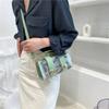 Transparent Jelly crossbody bag Girls simple casual crossbody bag Fashion crossbody bag shopping portable fashion single shoulde