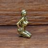 Brass Sexy Girl Figurines Bikini Beauty Statue Yoga Beautiful Woman Ornament Home Decor Model Collectible Gifts for Man Brothers