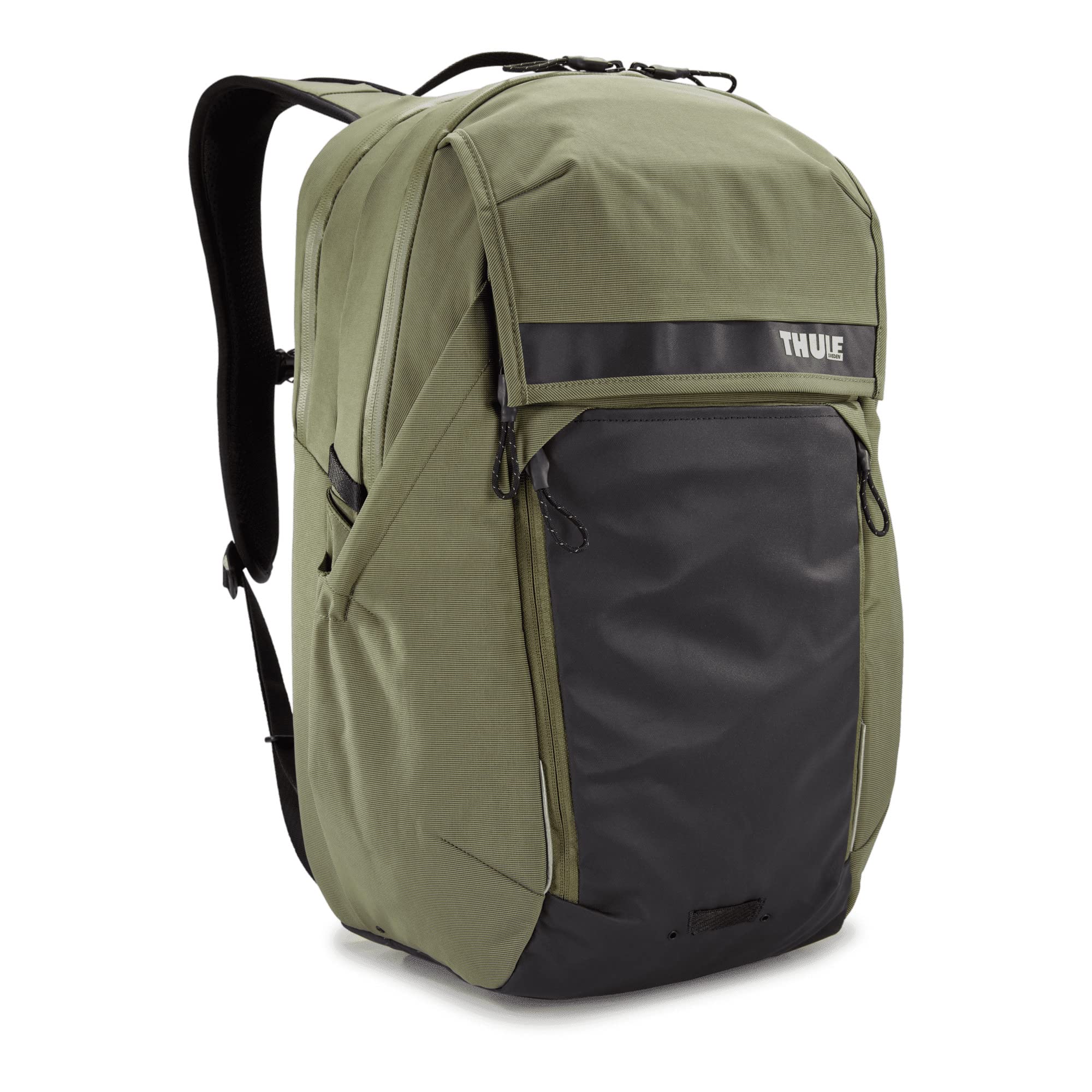 

Thule Paramount Commuter Backpack for Bicycle Commuting 27L Laptop Storage Rain Cover Included Olivine Capacity