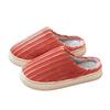 Comfortable cotton slippers for women's indoor and outdoor wear in winter, non-slip and warm plush cotton mop for men, soft bottom and soft surface