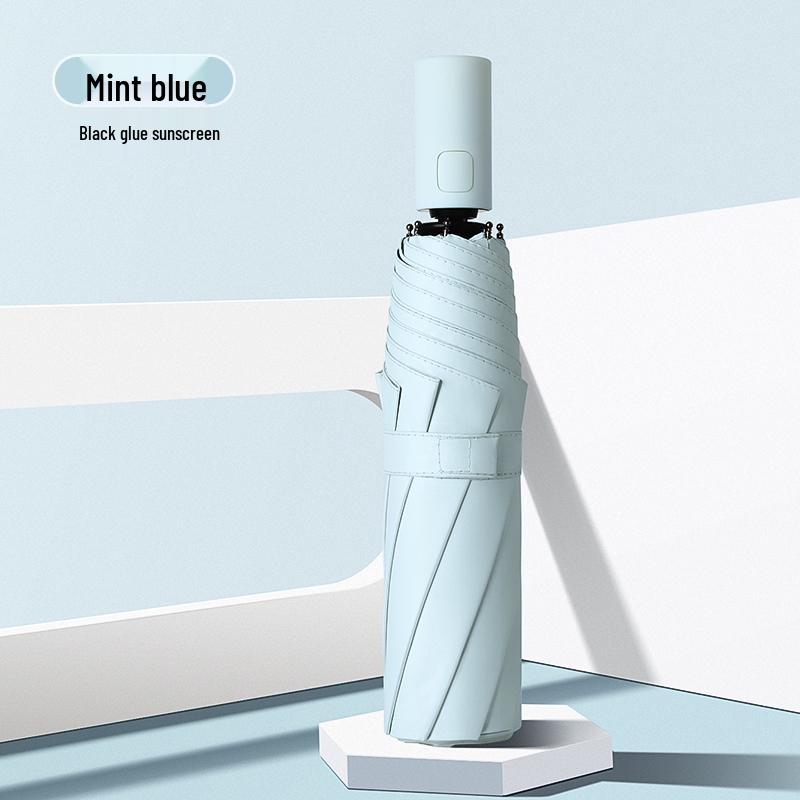 Large Women's Automatic Umbrella: UV Protection, Sunshade, Sturdy, Foldable, Suitable for Sun and Rain