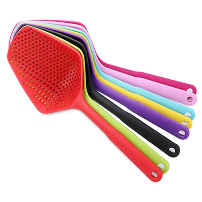 Kitchen Utensil No-stick Drain Colanders Shovel Strainers Veggies Water Leaking Cooking Supplies