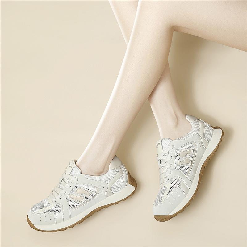 

Popular summer mesh breathable Forrest Gump shoes not stuffy feet shoes retro casual sports soft sole versatile German training shoes 35