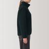 MUJI Boa Fleece Dark Size S Women's Jacket, Navy, (BB2QIA4A)