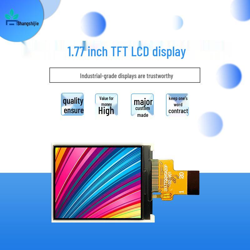 1.77" TFT LCD Display, 128x160 Resolution, 20-PIN Interface, 7735s.