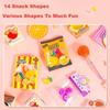 DIY Making Miniature Food Toys Set DIY Jelly Sand Food Toy Kitchen Pretend Play Set Christmas Gift for Kid Make Your Foods