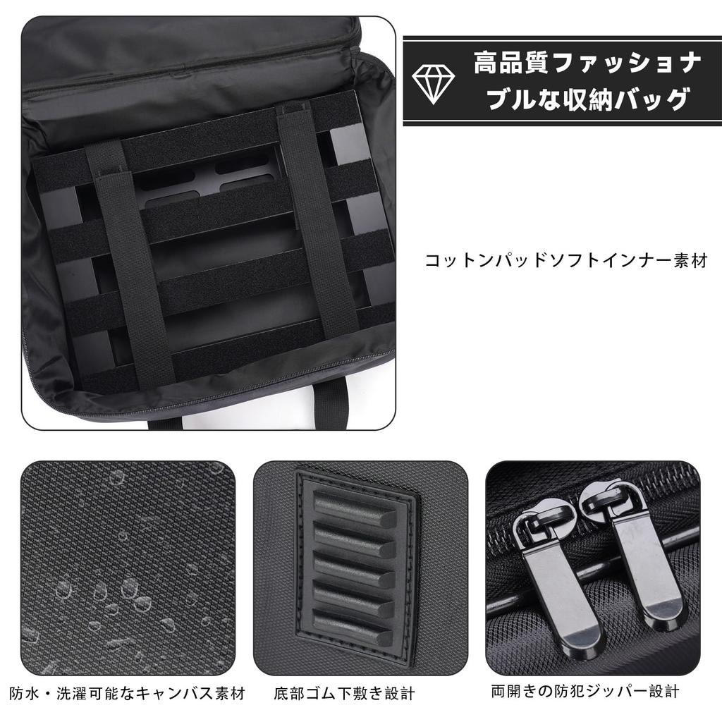 GOKKO Pedal Board Aluminum Alloy M-Black with Bag