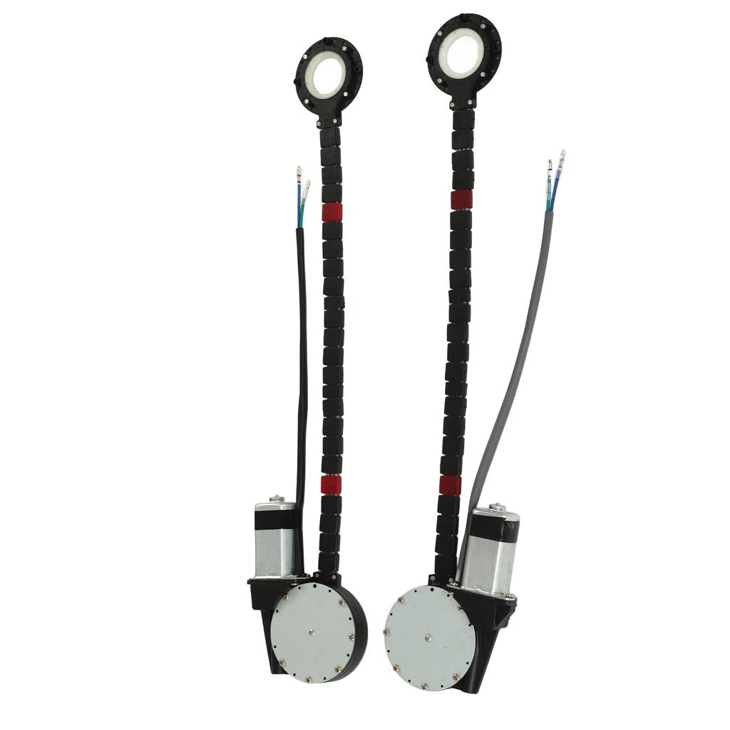 12V Power Window Lift Regulator Conversion Kit with Power Harness Universal for 2 Door Pickup Trucks Vans SUVs