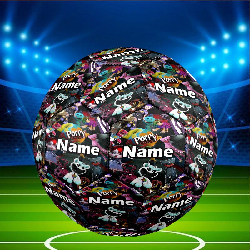 Custom Name Personalized Poppy Playtime Print Size 5 Soccer Ball Training & Match Football, for Team, Kicking, Gift for Football Enthusiasts