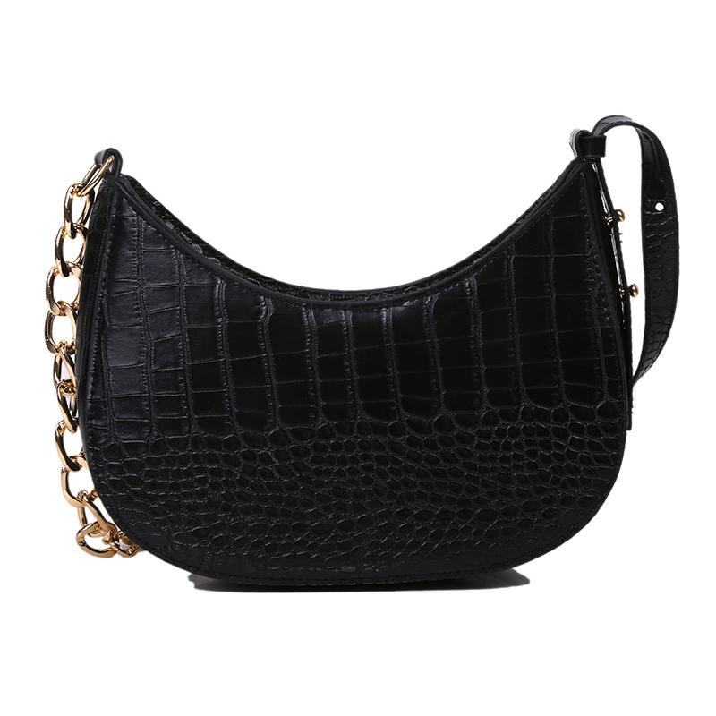 half moon shaped bag