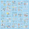 100 teile/satz Koreanischen Stil Nette Mädchen Aufkleber Set DIY Tagebuch Dekoration Material Transparent PET Wasserdichte Aufkleber