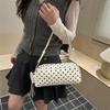Verstellbare Träger Polka Dot Umhängetasche PU-Leder Crossbody-Tasche INS Tragetasche Dating