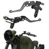 1 Pair 7/8"(22Mm) Universal Motorcycle Brake Master Cylinder Reservoir Levers Master Cylinder Levers Moto Accessories