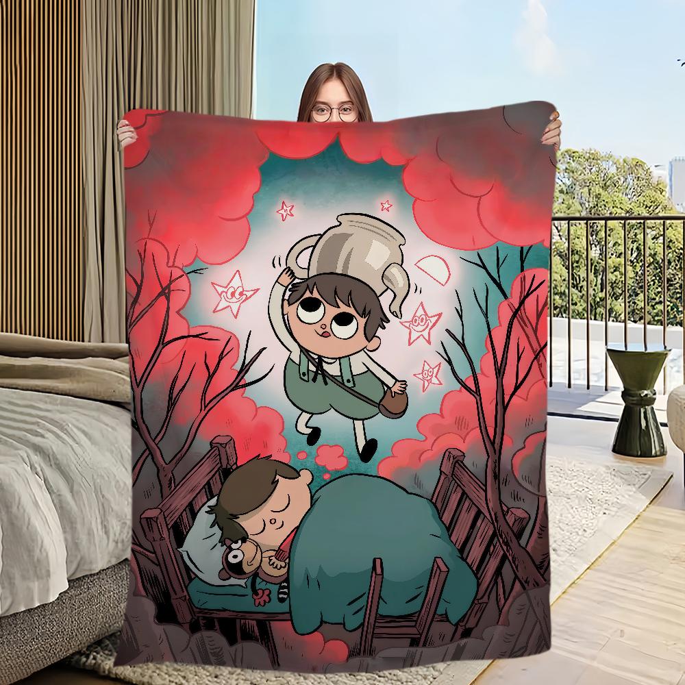 cartoon art cute o-Over the g-Garden w-Wall Flannel warm soft plush blanket for sofa living room hogar bedroom travel gift home 75x90cm