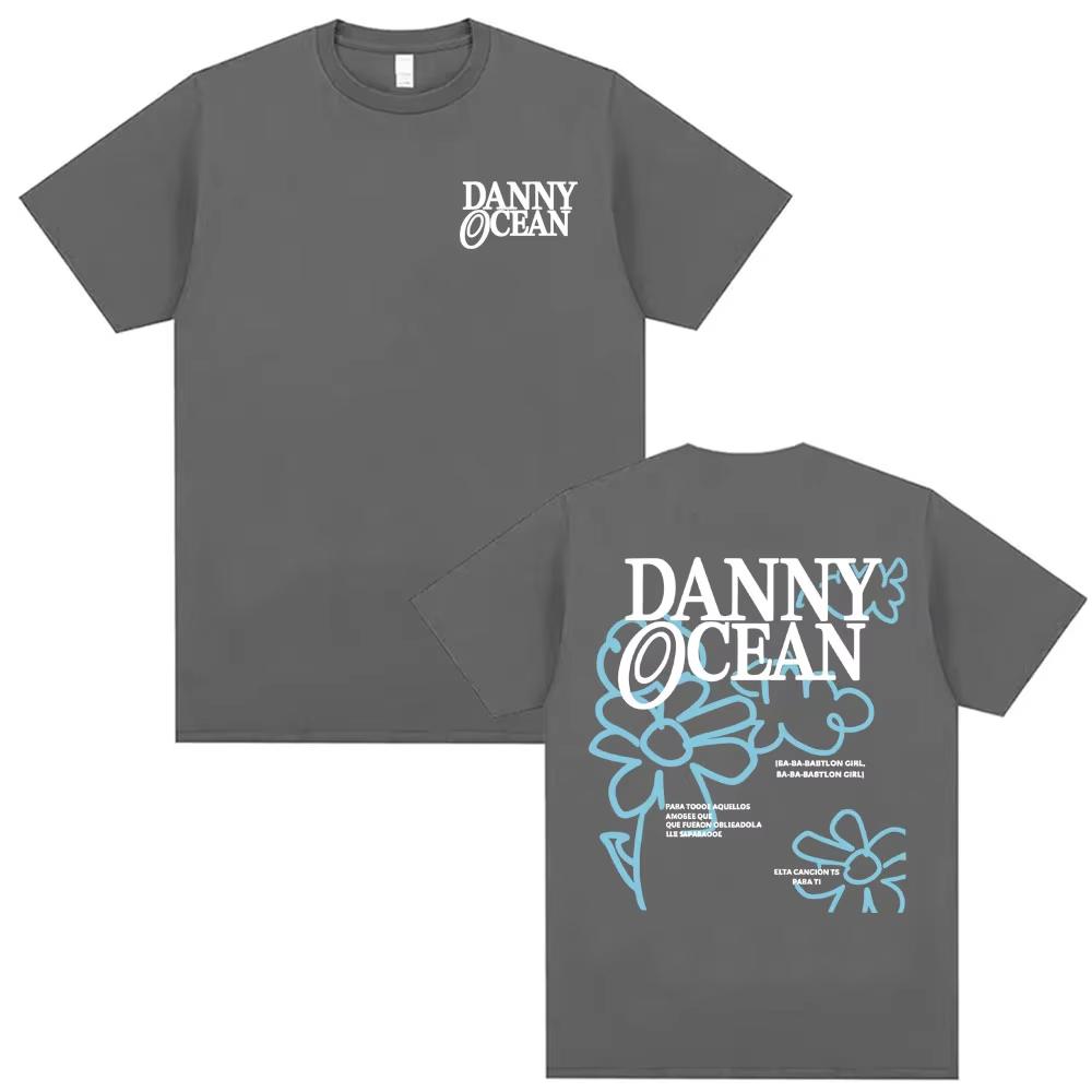 Danny Ocean Babyloh Girl Printed Tee Shirt Men Women Clothing Fashion Aesthetic T-shirt Male Cotton Oversized T Shirt