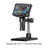 Digital Microscope 4.3 Inch IPS Screen 1000X Coin Microscope With/No Lights 1080P HD View Video Microscope for PCB Coins Plants