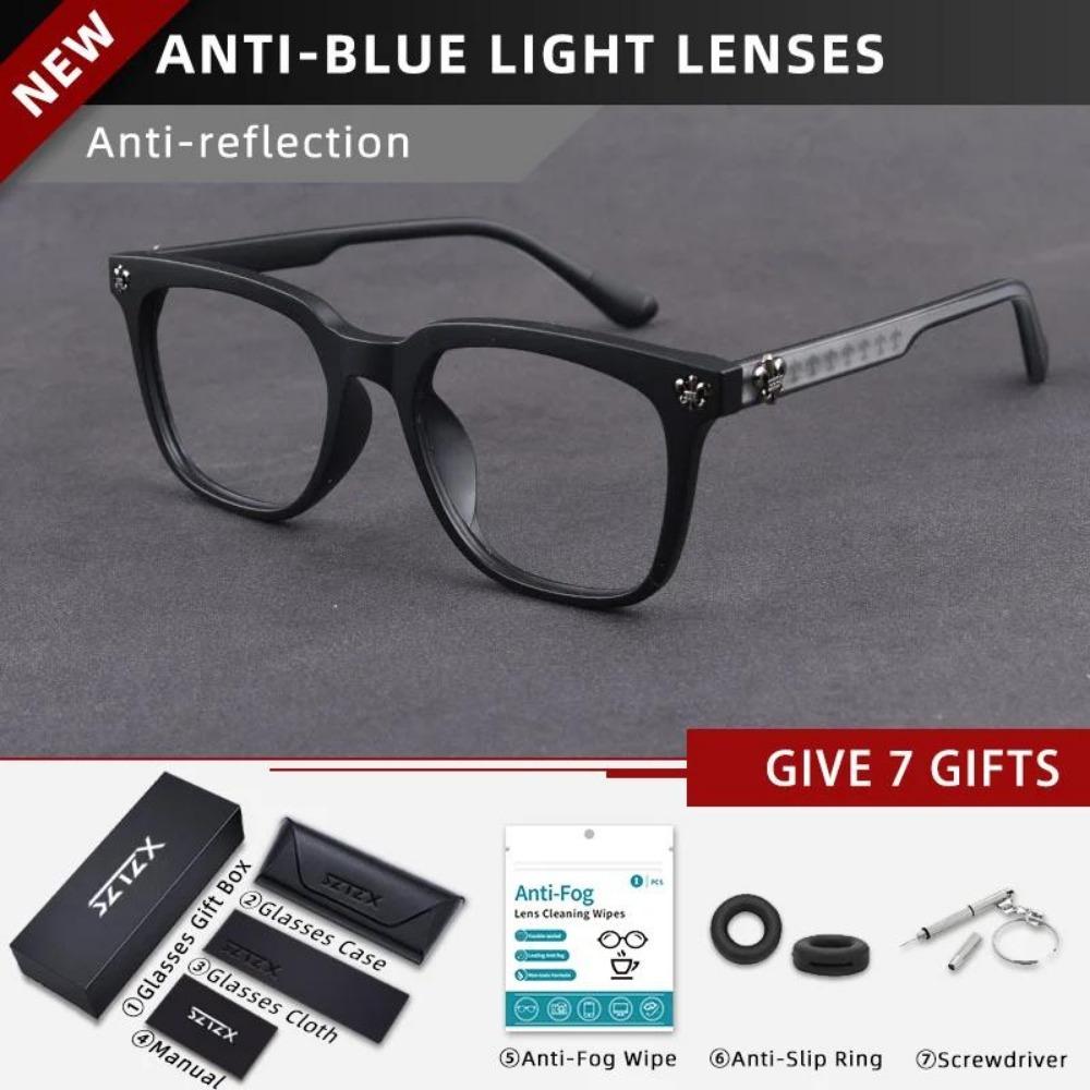 

SZTZX Артистичные Универсальные Оптические Очки по Рецепту Женские Модные Очки для Чтения от Близорукости для Мужчин Ретро Фотохромные Очки 0